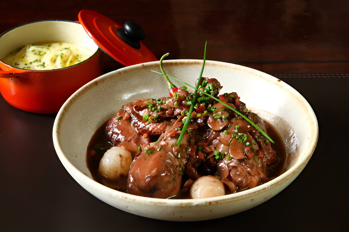 Coq au Vin (Chicken in Red Wine)